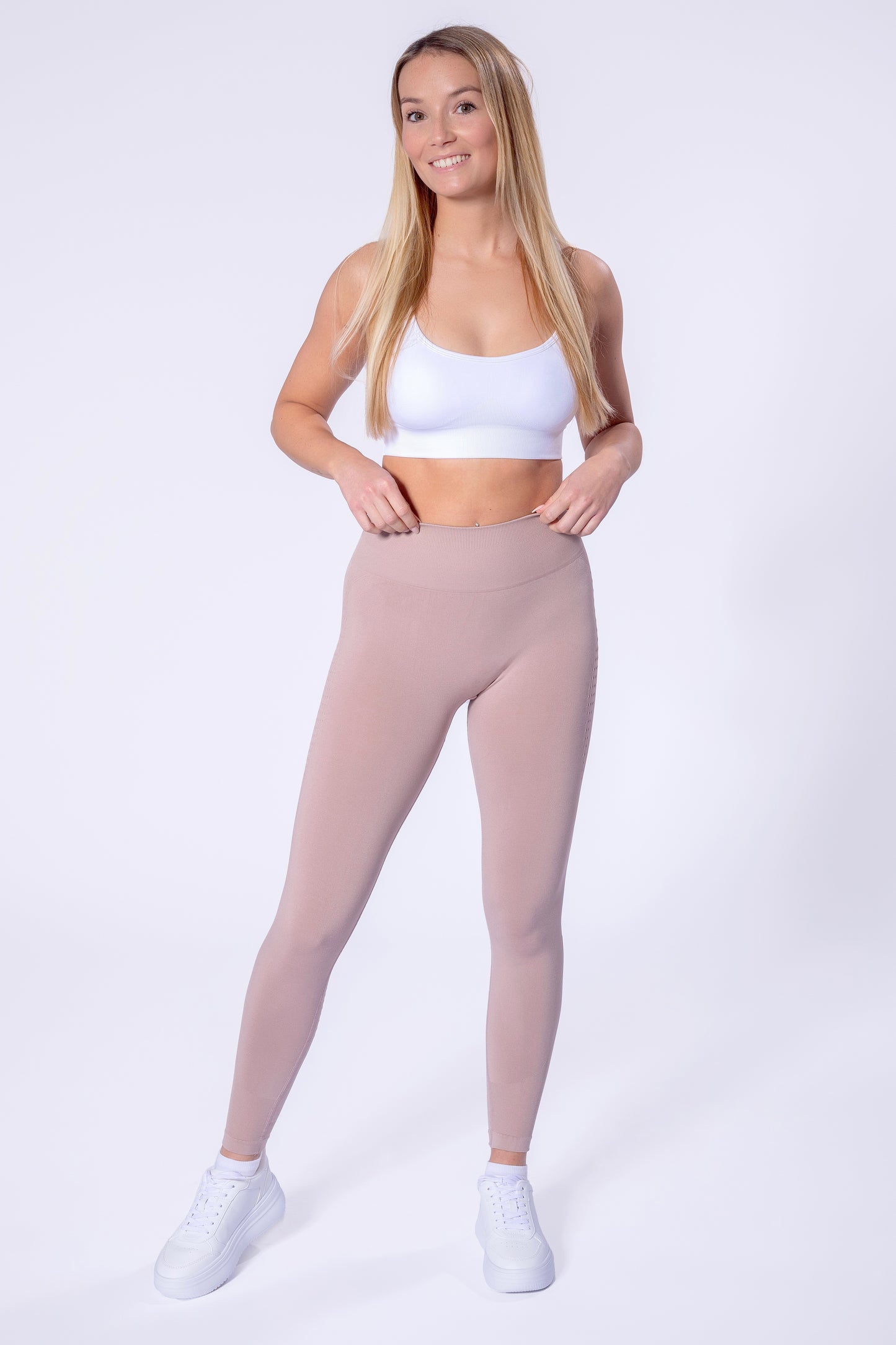 Crossed Back Sport BH White