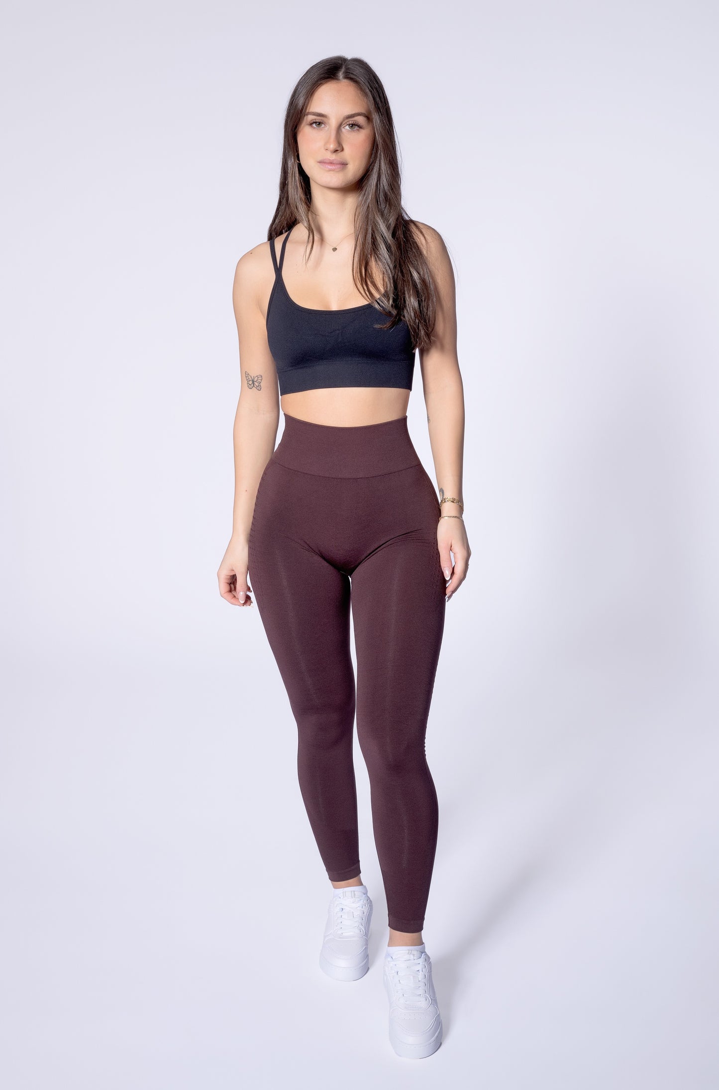 Scrunch Leggings Dark Scarlet