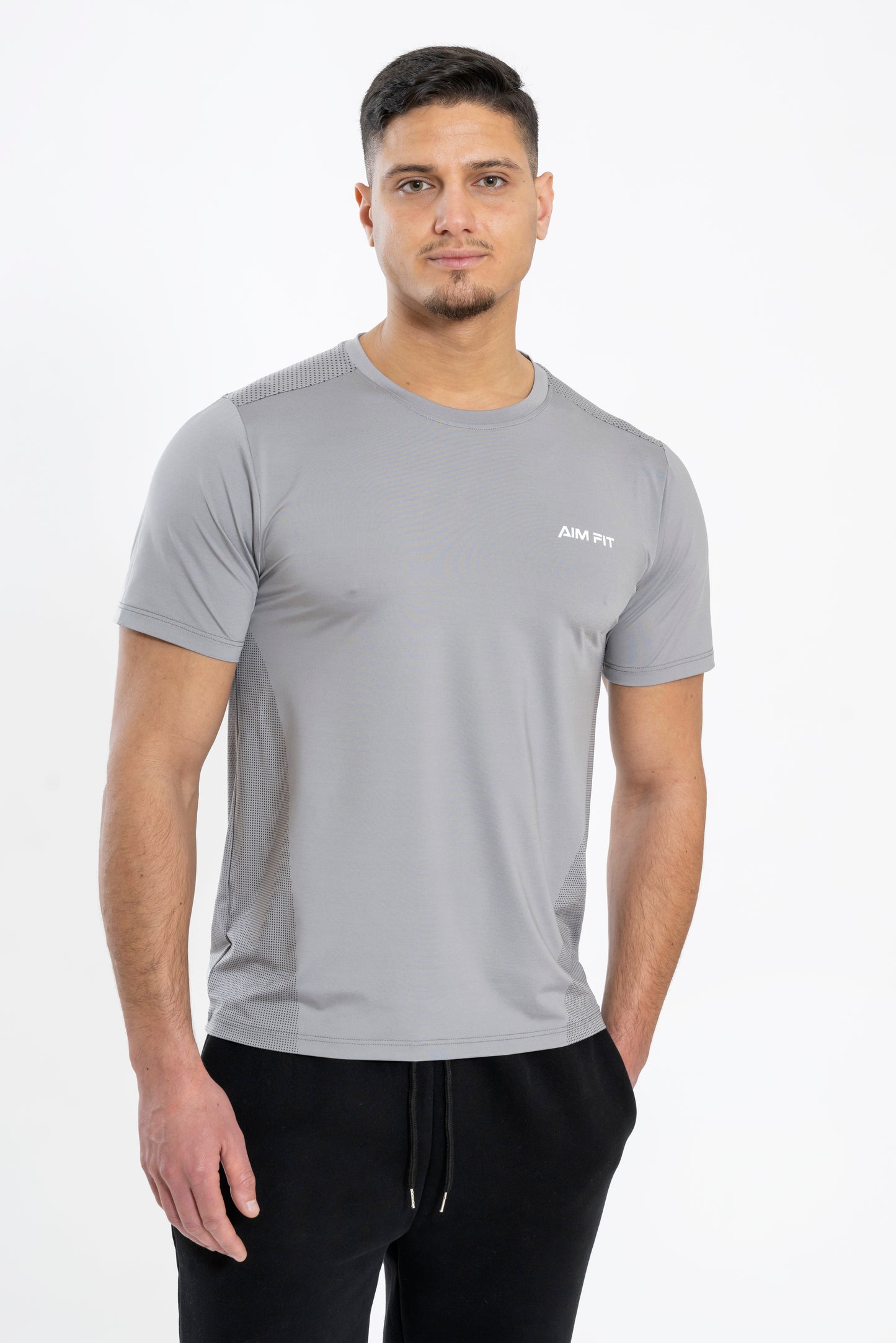 Herren T-Shirt Grey