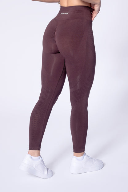 Scrunch Leggings Dark Scarlet